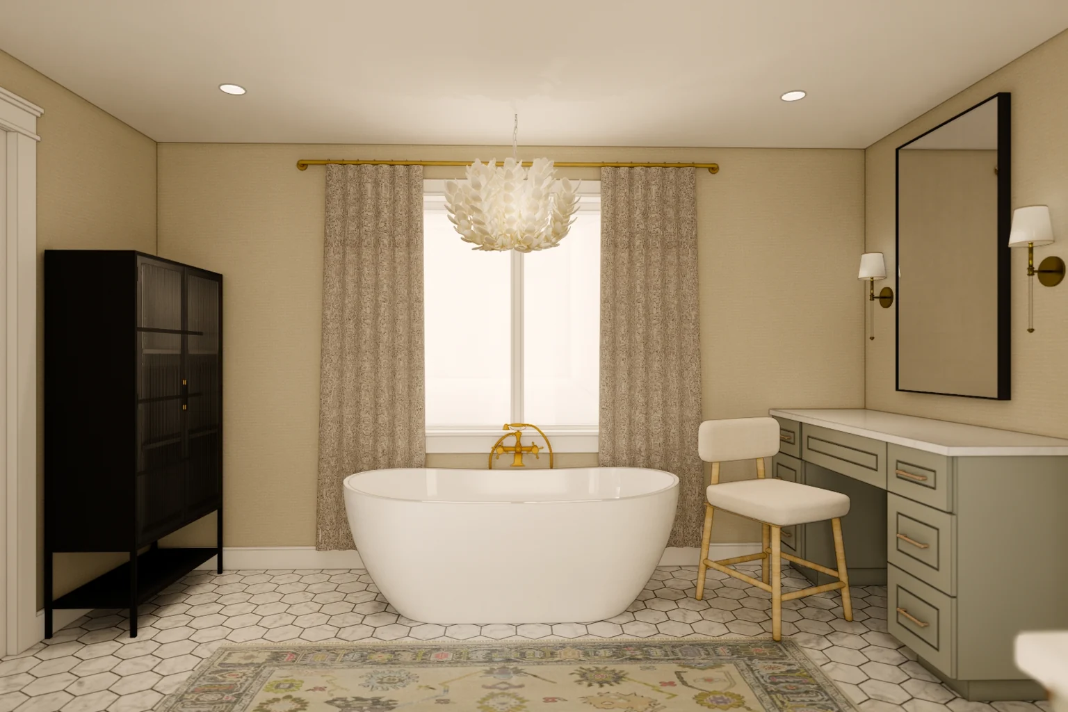 Enscape render before AI Enhance